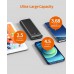 AIDEAZ Wireless Power Bank Portable Charger, USB-C 20000mah Battery Pack Fast Charging with LCD Display, Powerful Portable Charger compatible with iPhone12 Mini/12/12 Pro/12 Pro Max/11 Pro/XS and More