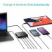 Zendure 100W USB-C Wall Charger Superport 4 Laptop Power Adapter with 2 PD Port (100W&amp;18W), 2 Zen+ USB Port 18W for MacBook Pro, HP XPS, iPhone 13 12 11/X, iPad Pro, Samsung S10, Switch etc-Black