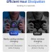 BENKS Magnetic Wireless Charger Cooler Radiator for iPhone 13 &amp; 12 Series, Fast Wireless Charging Cooling Fan for Game Heat Dissipation, Magsaf-e Wireless Charging Station for iPhone 13/12 Accessories