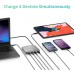 Zendure 100W USB-C Wall Charger Superport 4 Laptop Power Adapter with 2 PD Port (100W&amp;18W), 2 Zen+ USB Port 18W for MacBook Pro, HP XPS, iPhone 13 12 11/X, iPad Pro, Samsung S10, Switch etc-Black