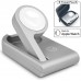 Apple Watch Charger and Stand (MFi Certified) Portable Foldable Design to Enable Nightstand Mode with Included Charger USB Cable Cord for Apple iWatch Series 1/2/3/4/5/6/SE for Home, Work or Travel