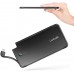 Luxtude 5000mAh Portable Charger for iPhone, Ultra Slim Mfi Apple Certified External Battery Pack Built in Lightning Cable, Fast Charging Power Bank for iPhone 13/12/11 Pro/X/XR/XS Max/10/8/7/6S etc.