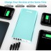 Portable Charger, BONAI 20000mAh Power Bank, 4-Port Output Aluminum Polymer Portable Battery Charger, 4.0A Max Input Compatible with iPhone 11 XR 8 7 6s Galaxy S20 S8 -Rose Gold