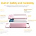 Luxtude 5000mAh Portable Charger for iPhone, Ultra Slim Mfi Apple Certified External Battery Pack Built in Lightning Cable, Fast Charging Power Bank for iPhone 13/12/11 Pro/X/XR/XS Max/10/8/7/6S etc.