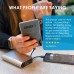 myCharge Portable Charger for iPhone Hub 10050 mAh Internal Battery Built in Cable (Lightning, Micro USB) Power Bank Fast Charging Wall Plug USB Battery Pack External Cell Phone Backup, 55 Hrs