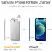Luxtude 5000mAh Portable Charger for iPhone, Ultra Slim Mfi Apple Certified External Battery Pack Built in Lightning Cable, Fast Charging Power Bank for iPhone 13/12/11 Pro/X/XR/XS Max/10/8/7/6S etc.