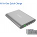 Krisdonia 50000mAh Laptop Power Bank 5/9/12/16/19/20V Portable Laptop Battery Charger with QC3.0 USB-A Port &amp; 12V Type-C Port for Laptop, Tablet, Smartphone and More Devices