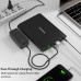Krisdonia 50000mAh Laptop Power Bank 5/9/12/16/19/20V Portable Laptop Battery Charger with QC3.0 USB-A Port &amp; 12V Type-C Port for Laptop, Tablet, Smartphone and More Devices