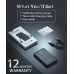 Portable Power Battery Bank Pack Charger for Cell Phones with Built in Cable, External Battery Fast Charging Mophie USB C Power Bank Charger 6000mAh, Small Mini Power Bank Battery Backup